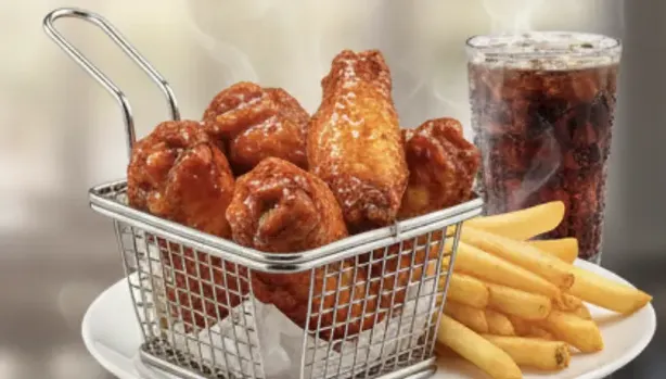 Wings + Fries + Pop at OC WINGS Spruce Grove, AB